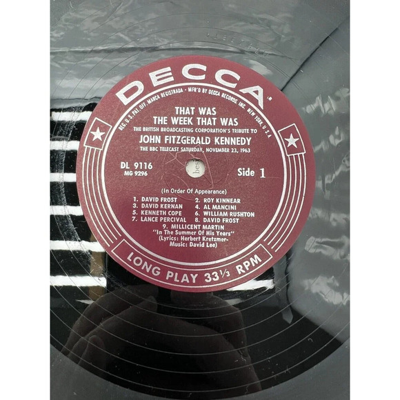 That Was the Week That Was: BBC Tribute to John F. Kennedy - November 23, 1963 - Picture 4 of 6